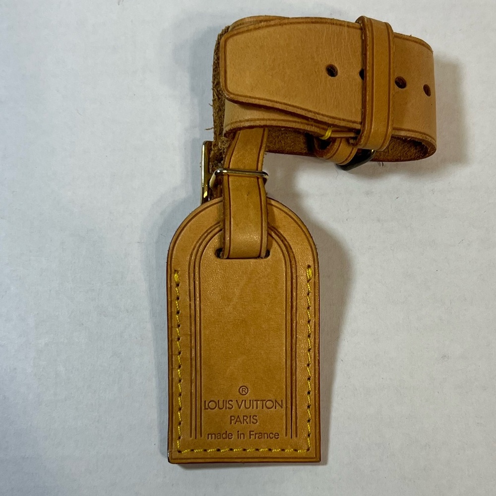 Louis Vuitton small luggage tag‎